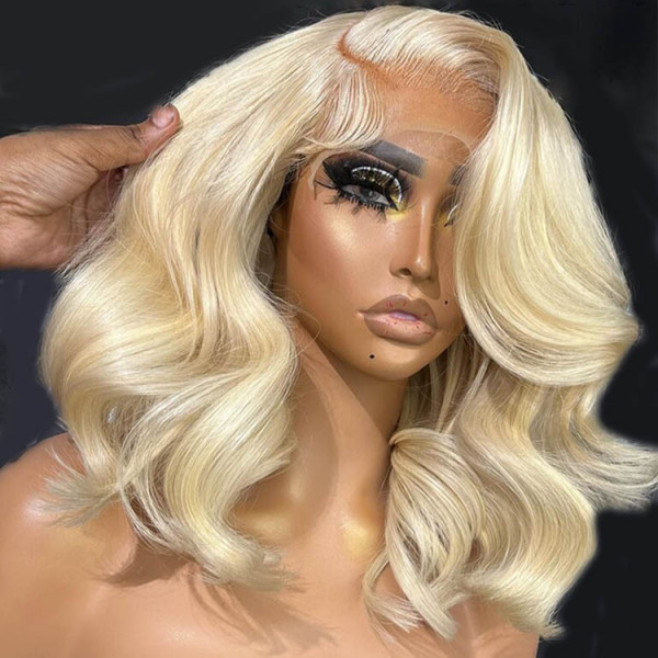 Human hair wavy wigs outlet
