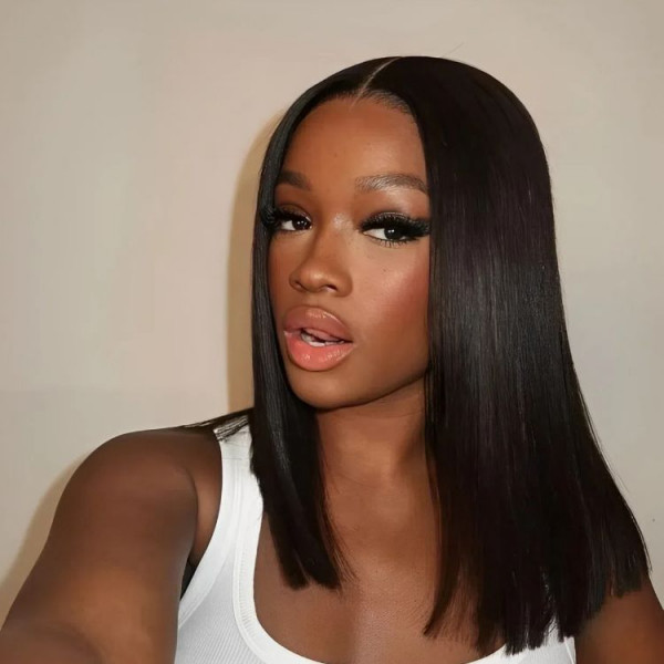Straight hair bob discount
