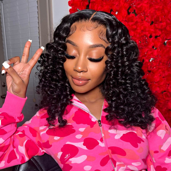 Small wand curls on weave best sale
